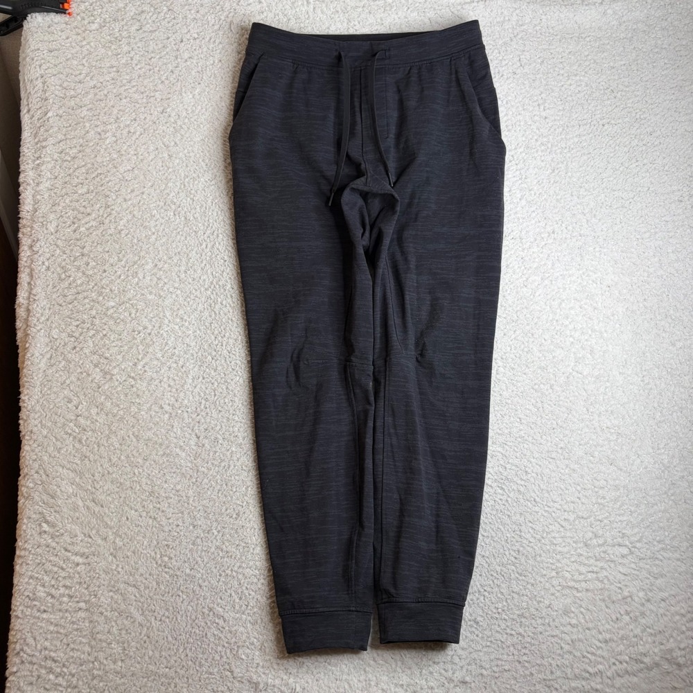 Lululemon City Sweat Jogger Mens Medium Grey Space Dye Tapered Sweatpants